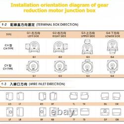 Gear Reduction Motor Variable Frequency Speed Control Motor with Brake 400W 22mm