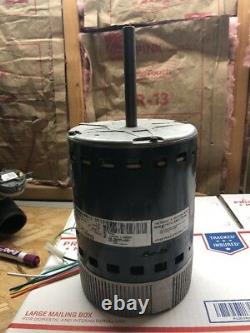 Genteq X-13 variable speed motor. 1 HP 230 volt CCW lead end. 5SME39SX3008a