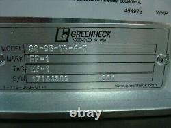 Greenheck Sq-95-vg-6-x Centrifugal Inline Fan Variable Speed Direct Drive Nnb