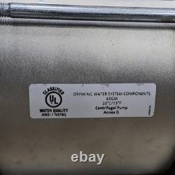 Grundfos Water Booster Pump CME10-1 A-R-I-E-AQQE U-A-D-N Variable Speed Motor