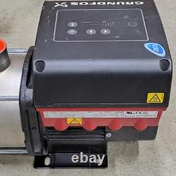Grundfos Water Booster Pump CME10-1 A-R-I-E-AQQE U-A-D-N Variable Speed Motor