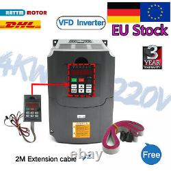 HY 220V 4KW 5HP 18A VFD VSD Variable Frequency Drive Inverter Speed Control (EU)