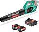 Hychika 36v Cordless Leaf Blower Powerful Brushless Motor With 2 Variable Speeds