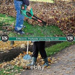 HYCHIKA 36V Cordless Leaf Blower Powerful Brushless Motor with 2 Variable Speeds