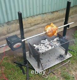 Heavy Duty Portable Camping Backyard Spit Roaster Choose from 20-100kg motors