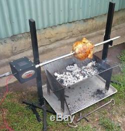 Heavy Duty Portable Camping Backyard Spit Roaster Choose from 20-100kg motors