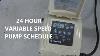 How To Program A Variable Speed Pump Schedule