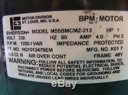 ICP HQ1012479EM 1012479 OEM 1HP BPM Variable Speed Motor Emerson M55BMCNR-216