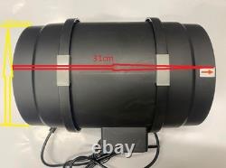 Inline Duct Ventilation Fan withVariable Speed Control, CENTRIFUGAL INLINE FAN, NEW
