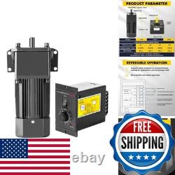 JIAWANSHUN 250W AC Gear Motor 0-270RPM Variable Speed with Bracket