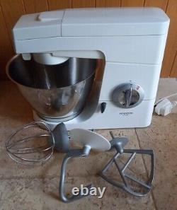 KENWOOD CHEF KM300 FOOD MIXER 3 mixer heads STAINLESS STEEL BOWL Vintage VGC