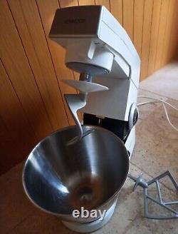 KENWOOD CHEF KM300 FOOD MIXER 3 mixer heads STAINLESS STEEL BOWL Vintage VGC