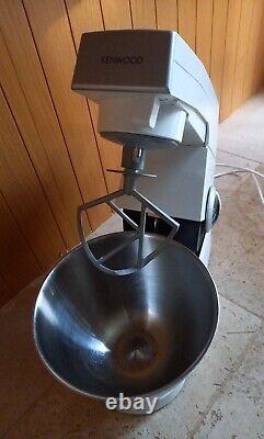 KENWOOD CHEF KM300 FOOD MIXER 3 mixer heads STAINLESS STEEL BOWL Vintage VGC