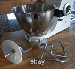 KENWOOD CHEF KM300 FOOD MIXER 3 mixer heads STAINLESS STEEL BOWL Vintage VGC