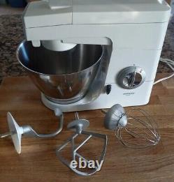 KENWOOD CHEF KM300 FOOD MIXER 3 mixer heads STAINLESS STEEL BOWL Vintage VGC