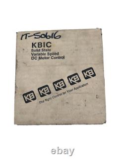 Kb Electronics Kbic-240 Solid State Variable Speed DC Motor Control