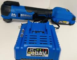 Kobalt Oscillating Multi Tool Kit Brushless Motor KMT 224B-03 Kit NEW