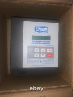 Leeson 174922.00 Adjustable / Variable Speed AC Motor Control 3 HP 480V VFD NEW