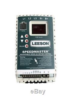 Leeson SpeedMaster Mod. # 174278.00 Variable Speed AC Motor Control 3 Phase