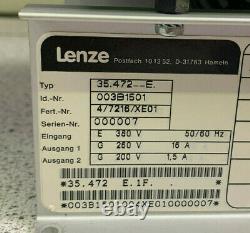 Lenze 35.472-E 5.4Hp Variable Speed DC Motor Drive