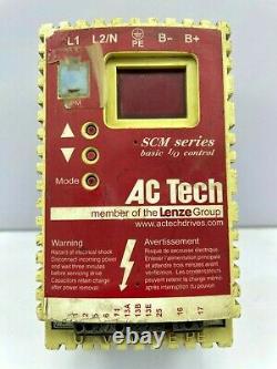 Lenze AC Tech SCM SM410S Variable Speed AC Motor Drive VFD