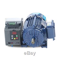 Low rpm Motor Variable Speed AC Motor600-2800rpm AC220V 3.0KW+ VFD Inverter