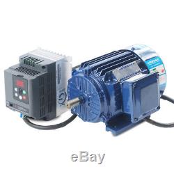 Low rpm Motor Variable Speed AC Motor600-2800rpm AC220V 3.0KW+ VFD Inverter