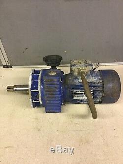 MOTOVARIO ELECTRIC MOTOR WITH VARIABLE SPEED GEARBOX MARKED 240v 415v