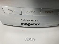 Magimix 5200XL Food Processor Variable Speed Model 18591 Silver Base & Bowls