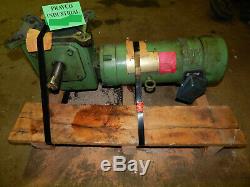 MagneTek 66676342122-0E Variable Speed D. C. Motor With Falk Worm Reducer 2HP