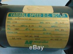 MagneTek D032 Variable Speed DC Motor 1/2HP 90V 5.35A 1725RPM