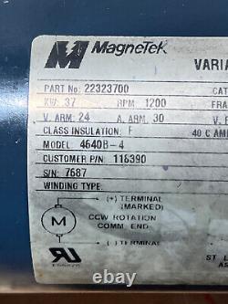 MagneTek Variable Speed DC Motor 22323700 From Crown Order Picker