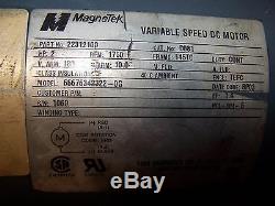 Magnetek 2 HP Variable Speed DC Motor 145tc Frame 180 VDC 1750 RPM Tefc