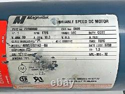 Magnetek Variable Speed DC Motor, 22200800, D035, 1 Hp, 1725 Rpm, V. Arm 90