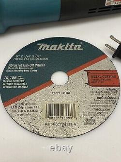 Makita 9566CV Powerful 12 Amp Motor 6 In Variable Speed Cut-Off/Angle Grinder