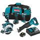 Makita Combo Kit 18-volt Lithium-ion Cordless Variable 2-speed Brushed Motor