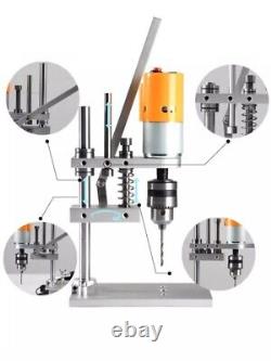 Micro Bench Drill Variable Speed Desktop Drilling Machine with B12 Chuck 775 Motor