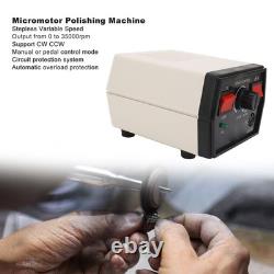 Micromotor Polisher 65W Micro Motor Handle Stepless Variable Speed High Torsion