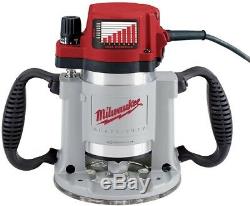 Milwaukee Fixed-Base Router 15 Amp Motor 3-1/2 HP Variable Speed Corded