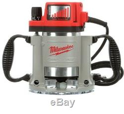 Milwaukee Fixed-Base Router 15 Amp Motor 3-1/2 HP Variable Speed Corded