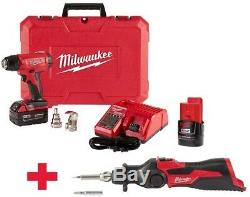 Milwaukee Heat Gun Combo Kit 18-Volt Lithium-Ion Brushed Motor Variable Speed