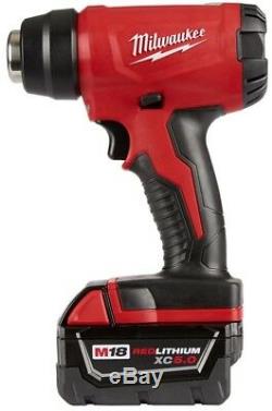 Milwaukee Heat Gun Combo Kit 18-Volt Lithium-Ion Brushed Motor Variable Speed