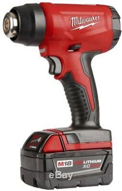 Milwaukee Heat Gun Combo Kit 18-Volt Lithium-Ion Brushed Motor Variable Speed