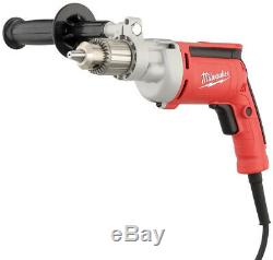 Milwaukee Magnum Drill 1/2 in. 850 RPM 8 Amp Motor Variable Speed Trigger Corded