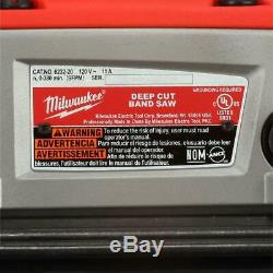Milwaukee Portable Band Saw 11 Amp Motor Lightweight Variable Speed Metal Corded
