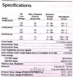 Minarik Drive PCM2300 Series PCM23401A Variable Speed Motor Control VS