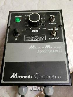 Minarik Motor Master 2000 Series Variable Speed Control Drive Model MM23501A