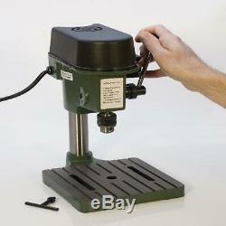Mini Hobby Drill Press Permanent Magnet Motor Variable Speed Woodworking Tools