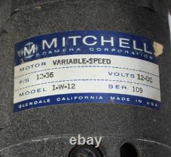 Mitchell Camera Variable Speed Motor Model 1-w-12 For Movie Camera Untested