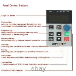 Motor Inverter Variable Speed Frequency Drive 1.5kW 4A 3 Phase 380V